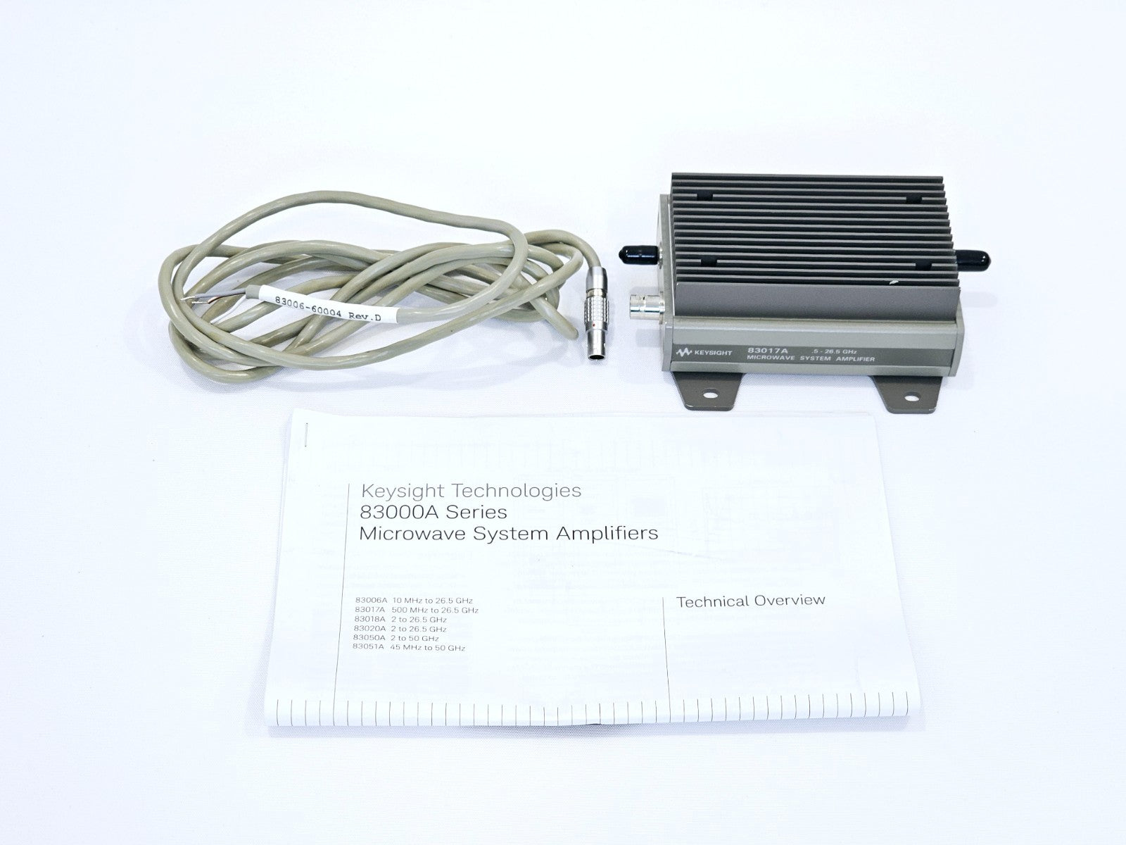 Keysight Agilent 83017A .5 - 26.5 GHz Microwave System Amplifier