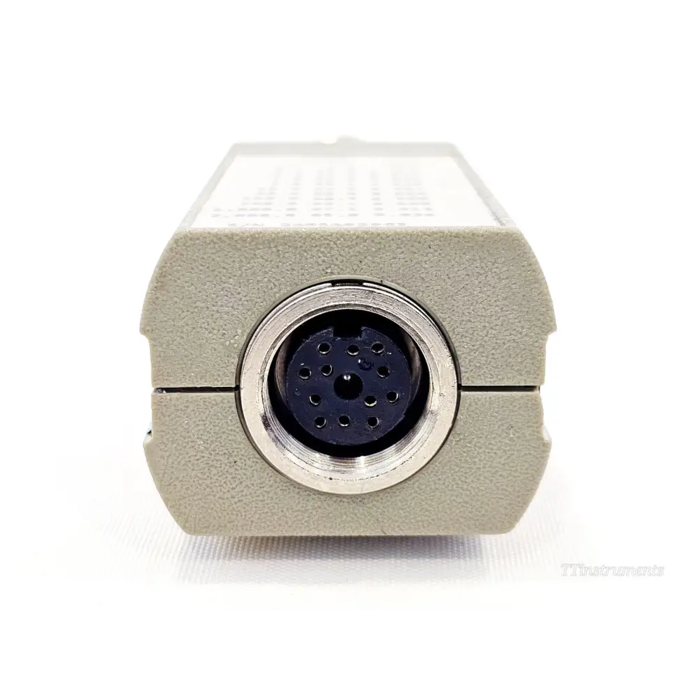 Keysight 8483A power sensor connector end detail showing 75-ohm Type-N interface