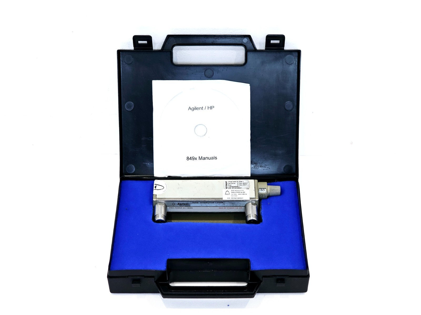 Keysight Agilent 8496B 110 dB Attenuator Freq Range DC-18GHz