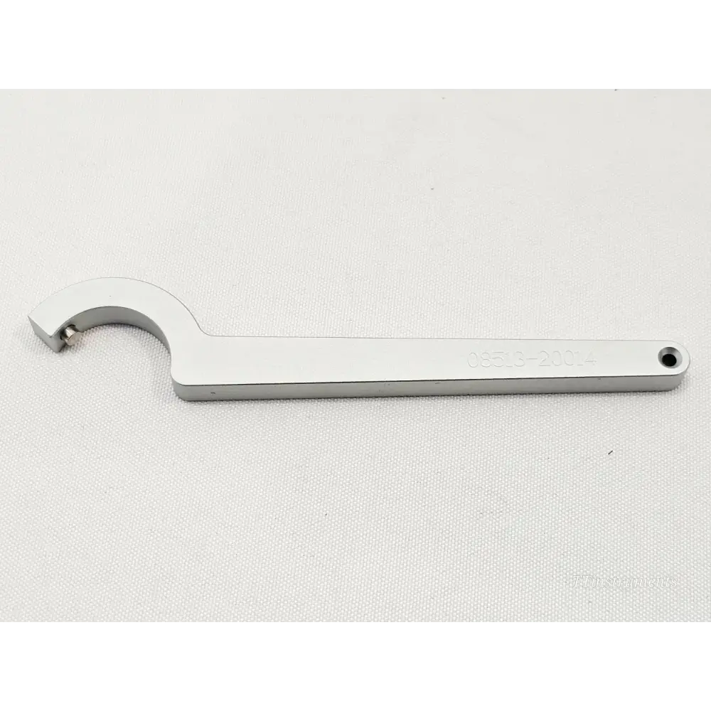 Keysight 85130C spanner wrench part number 08513-20014 close-up showing engraved part number on silver body