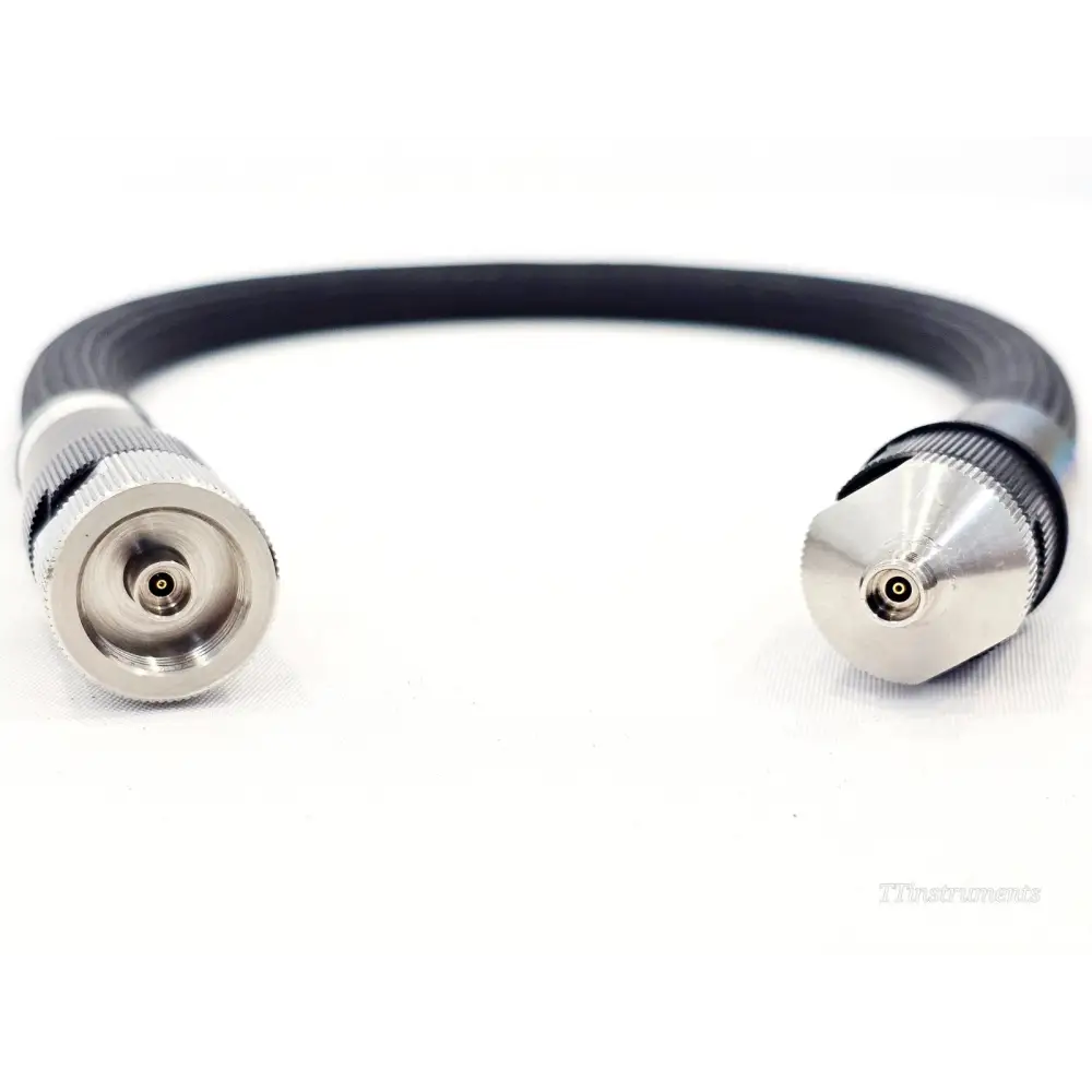 Keysight Agilent 85133-60016 both 2.4mm female connector ends showing gold centre pins