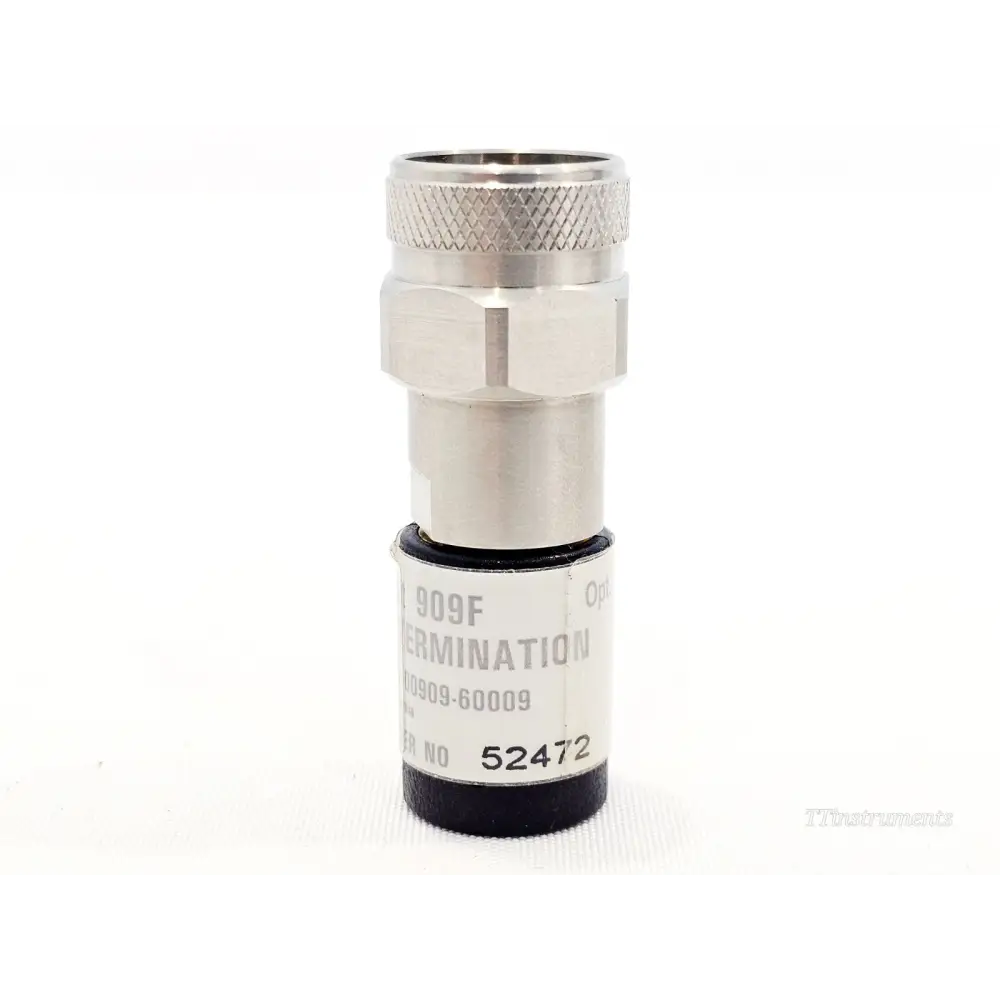 Keysight 909F OPT 012 coaxial termination showing N Male connector end detail