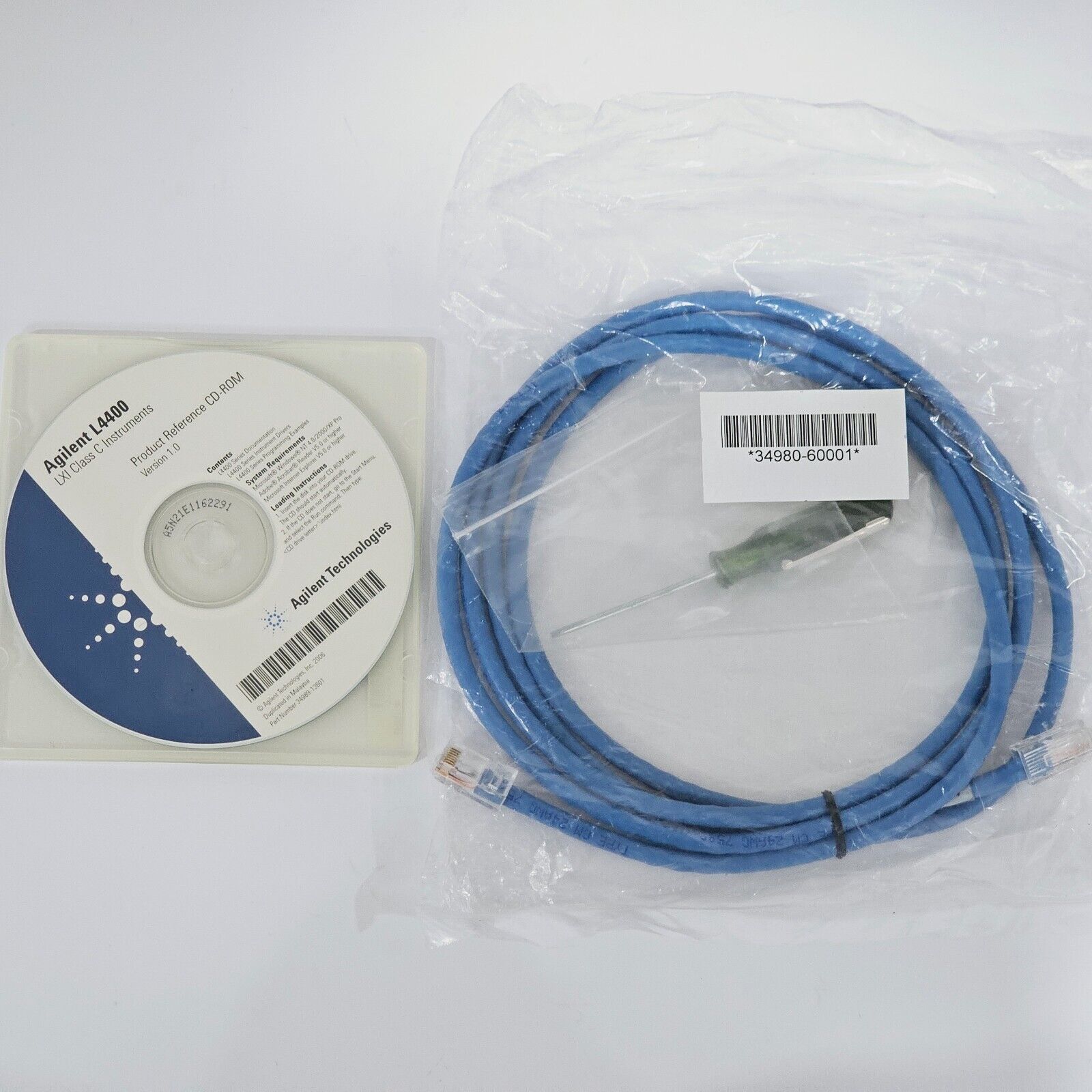 Keysight Agilent L4451A 4 Channel Isolated D/A Converter LXI w/ 34951T 4 Ch DAC