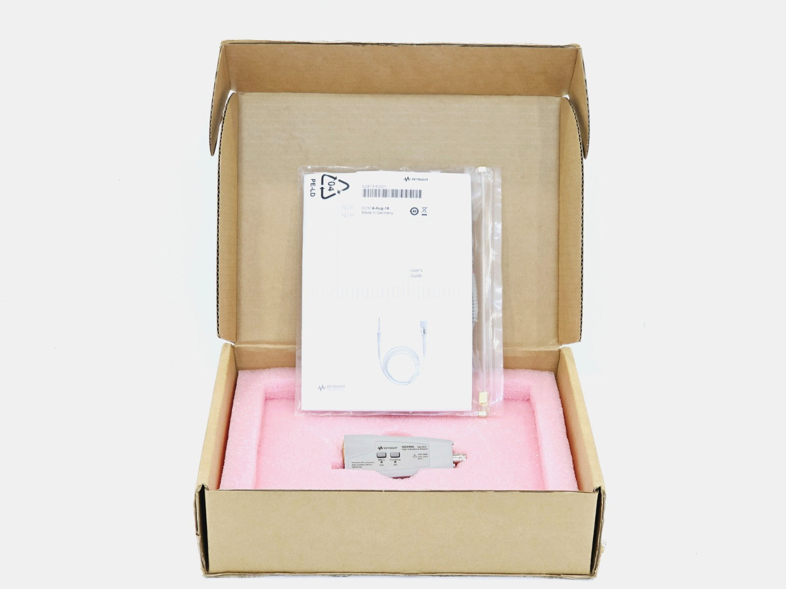 Keysight Agilent N5449A 500MHz High Impedance Adapter with N2873A