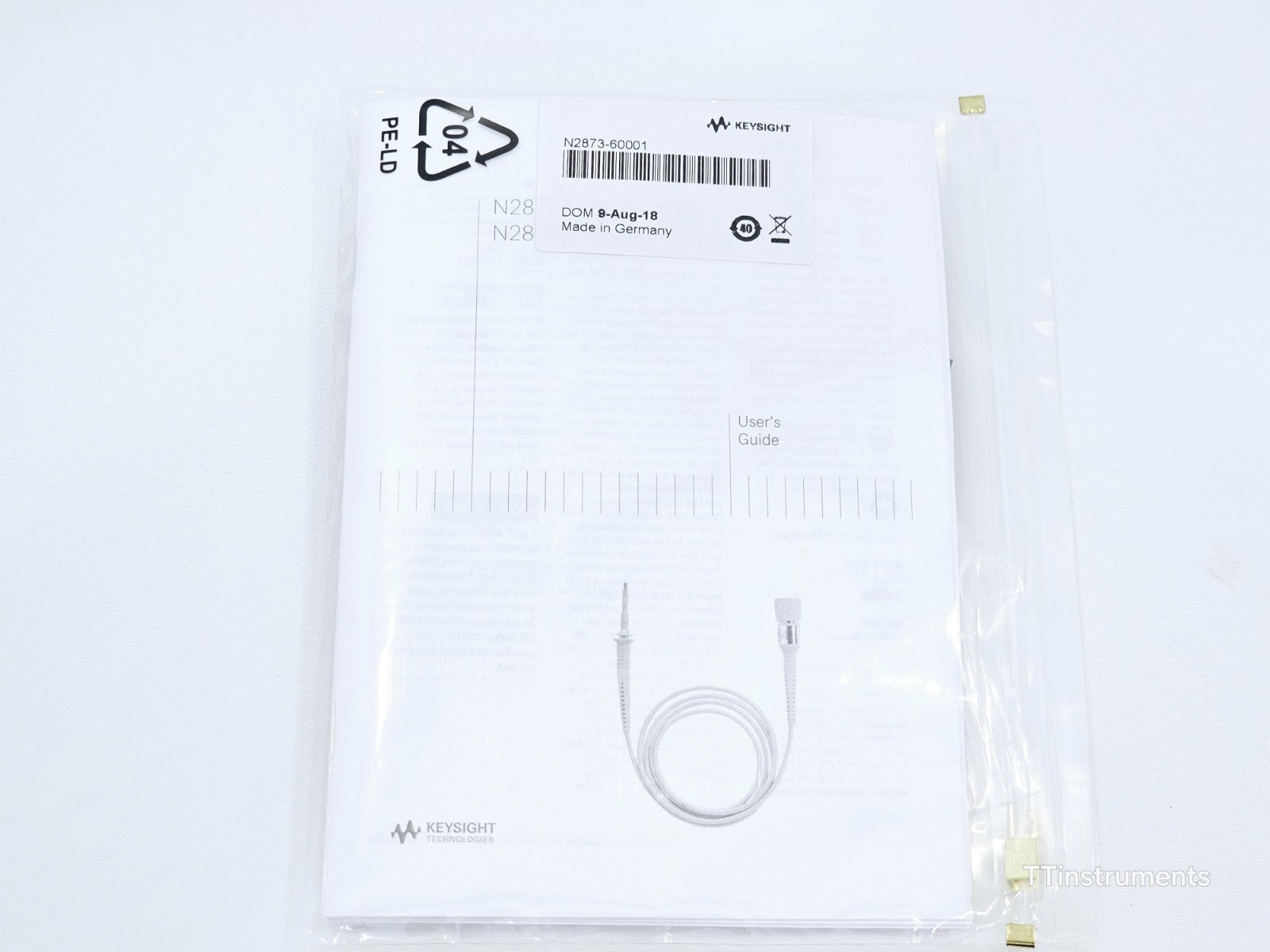 Keysight Agilent N5449A 500MHz High Impedance Adapter with N2873A