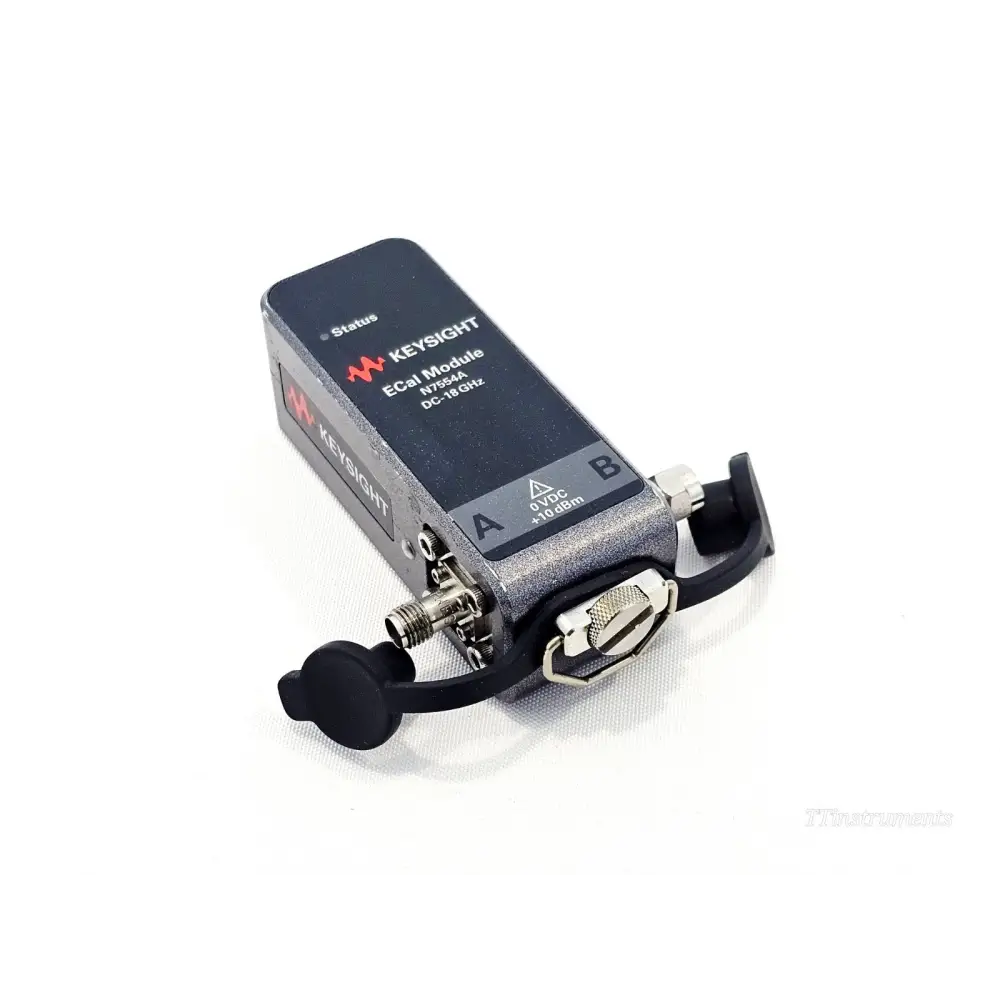 Keysight N7554A electronic calibration module side profile showing compact form factor