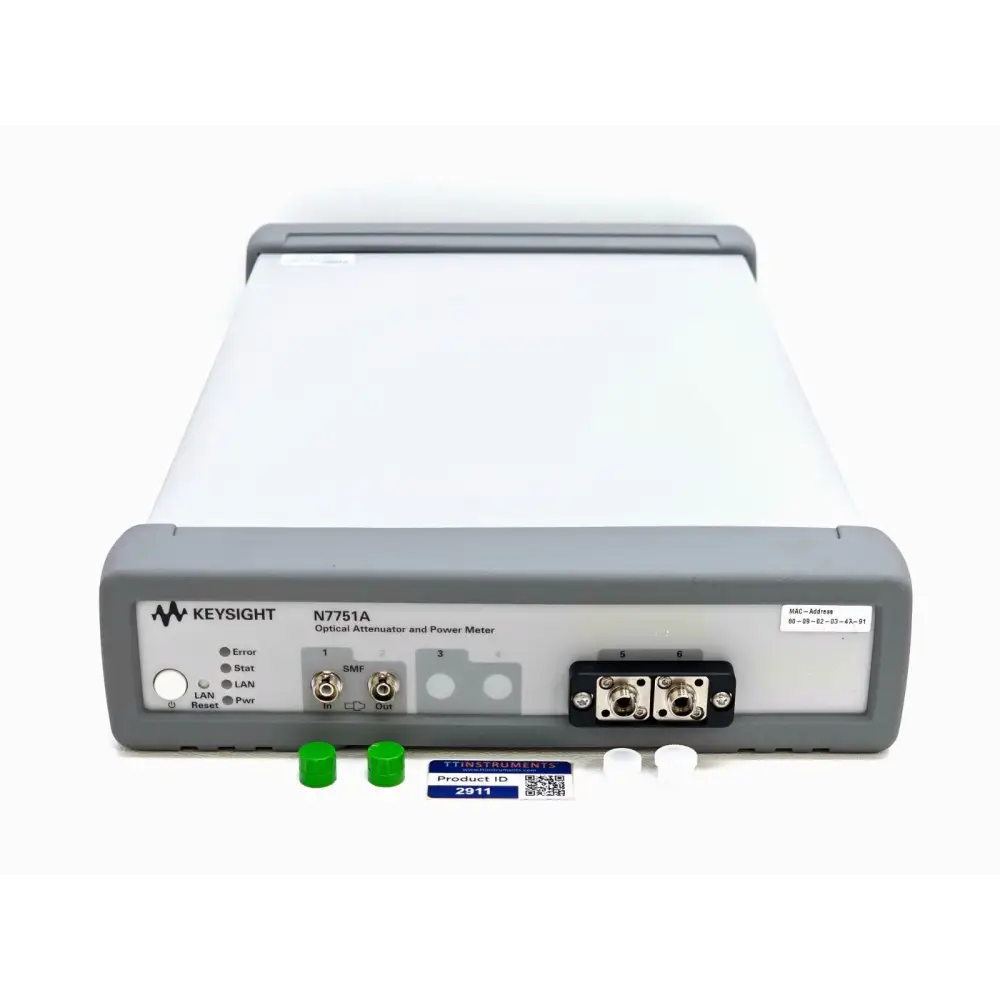 Keysight Agilent N7751A Optical Attenuator & Power Meter Option 021 SMF