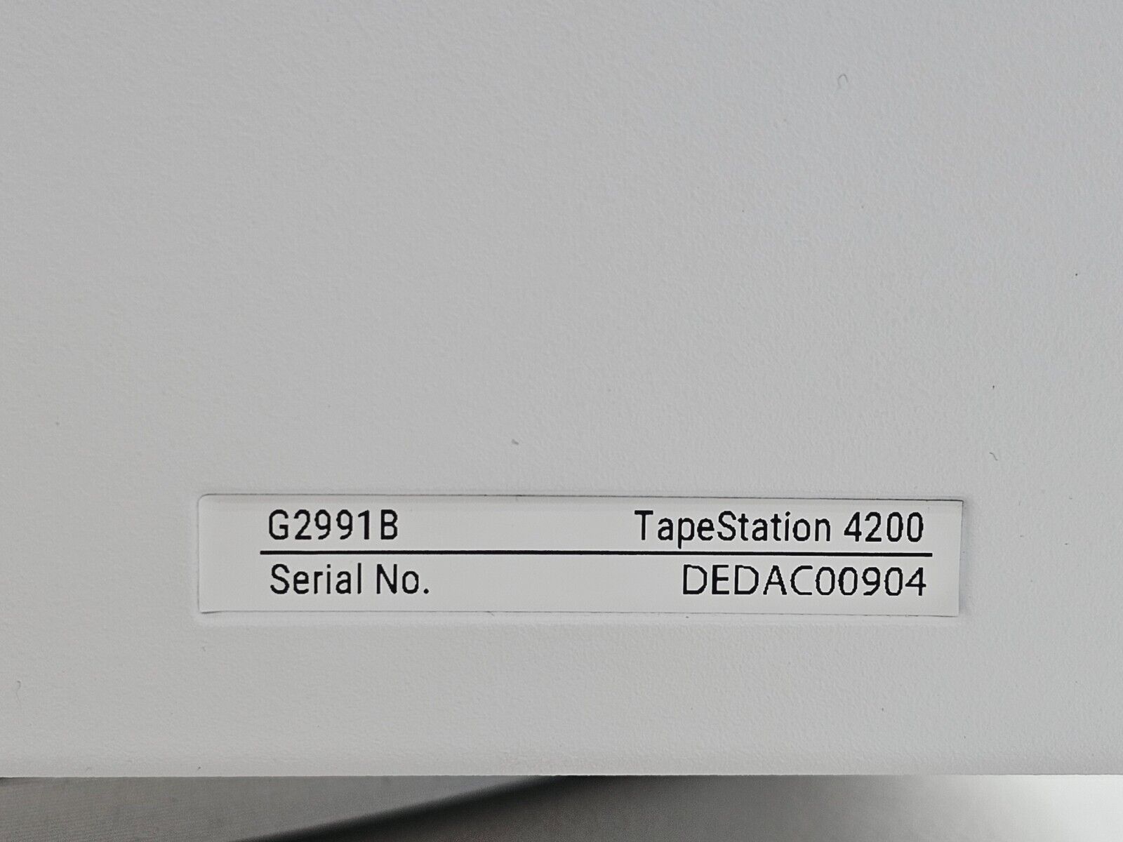 Keysight Agilent Tape Station 4200 G2991B MFD 2022 TapeStation System DNA RNA