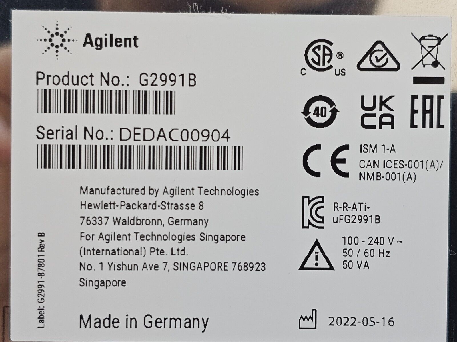 Keysight Agilent Tape Station 4200 G2991B MFD 2022 TapeStation System DNA RNA