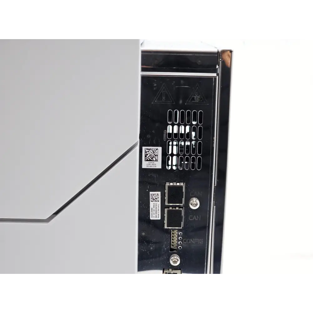 Close-up of Agilent 4150 TapeStation electrode cartridge housing and loading mechanism