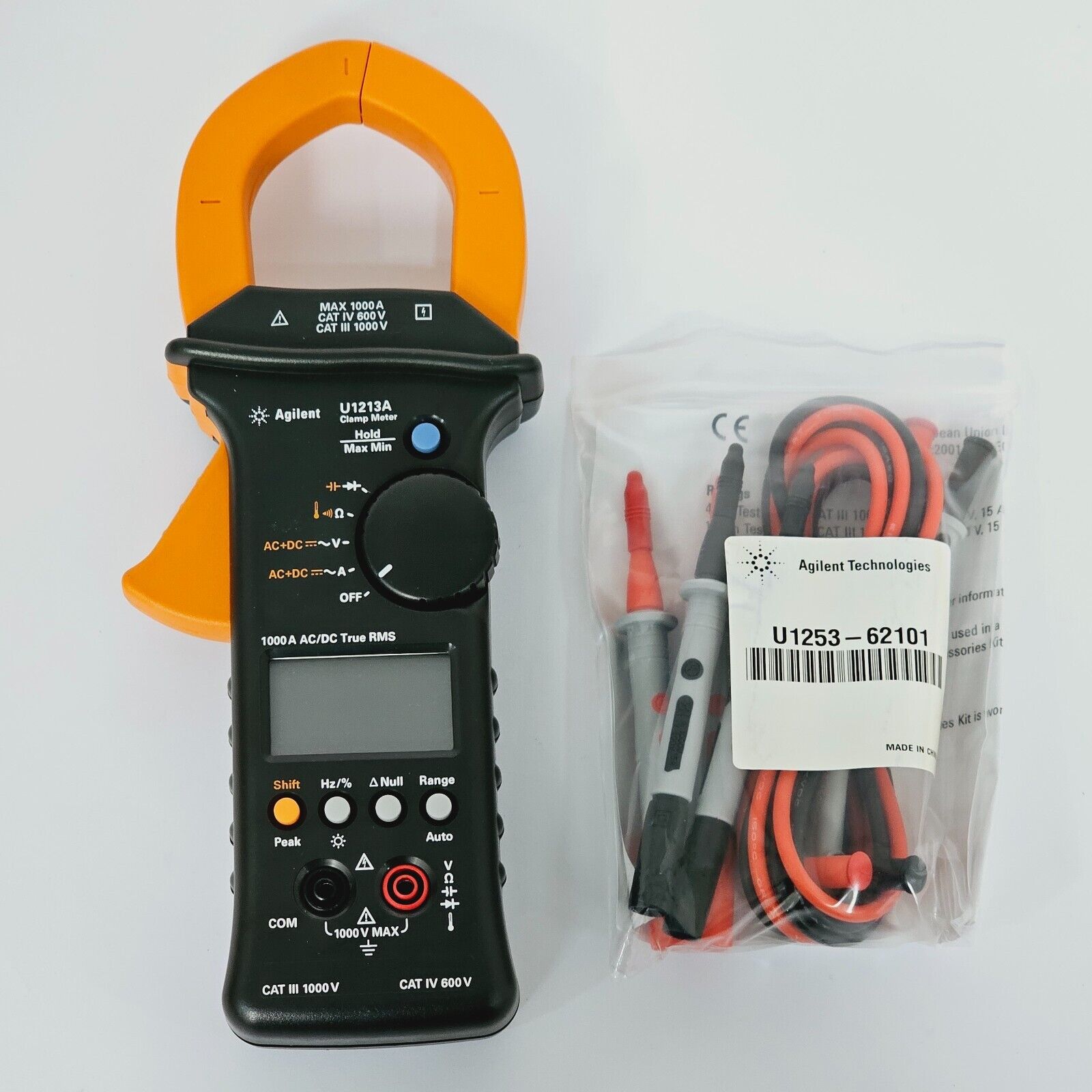 Keysight Agilent U1213A Clamp Meter True RMS 1000A AC/DC Pro