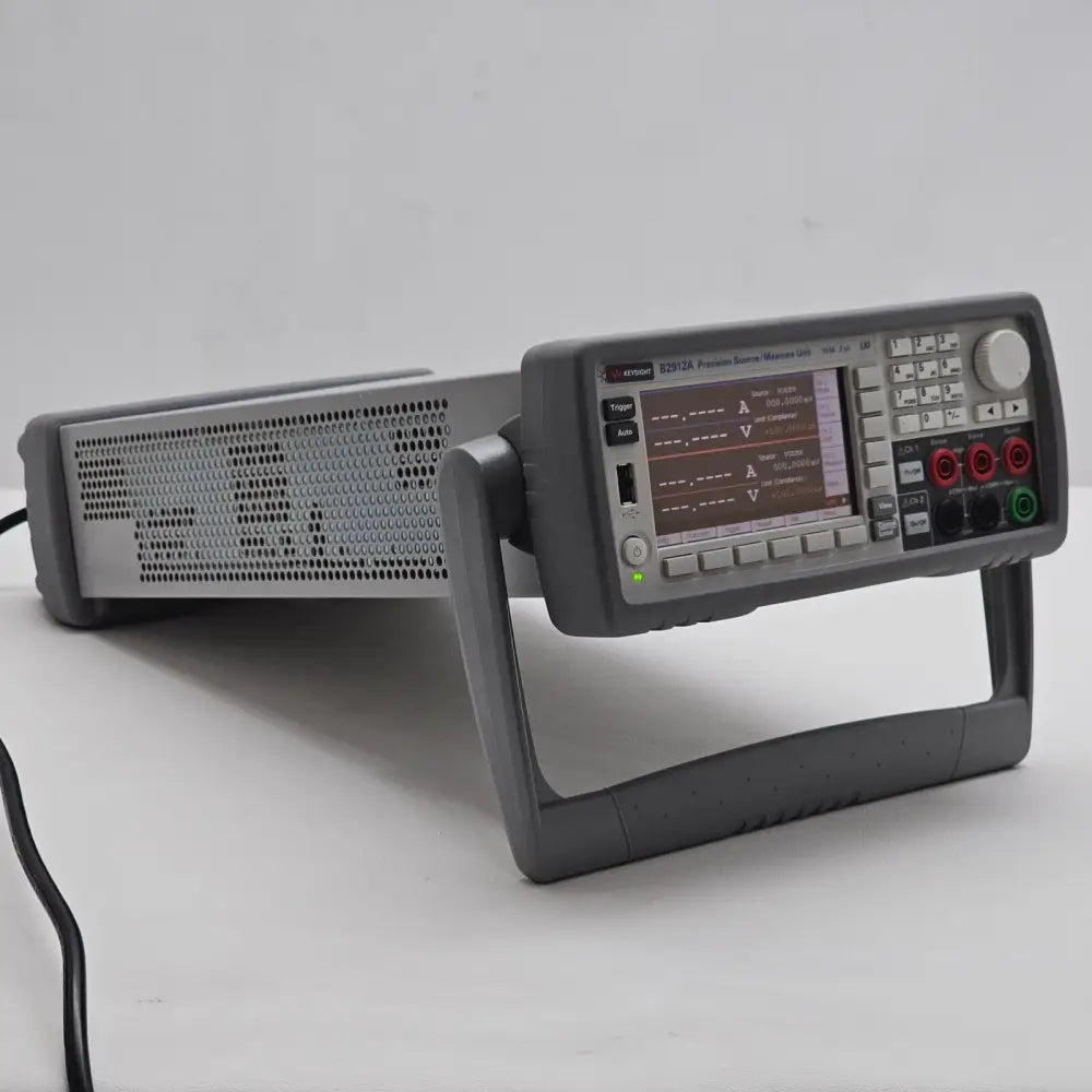 Keysight B2912A SMU top view showing ventilation and instrument labelling on the chassis