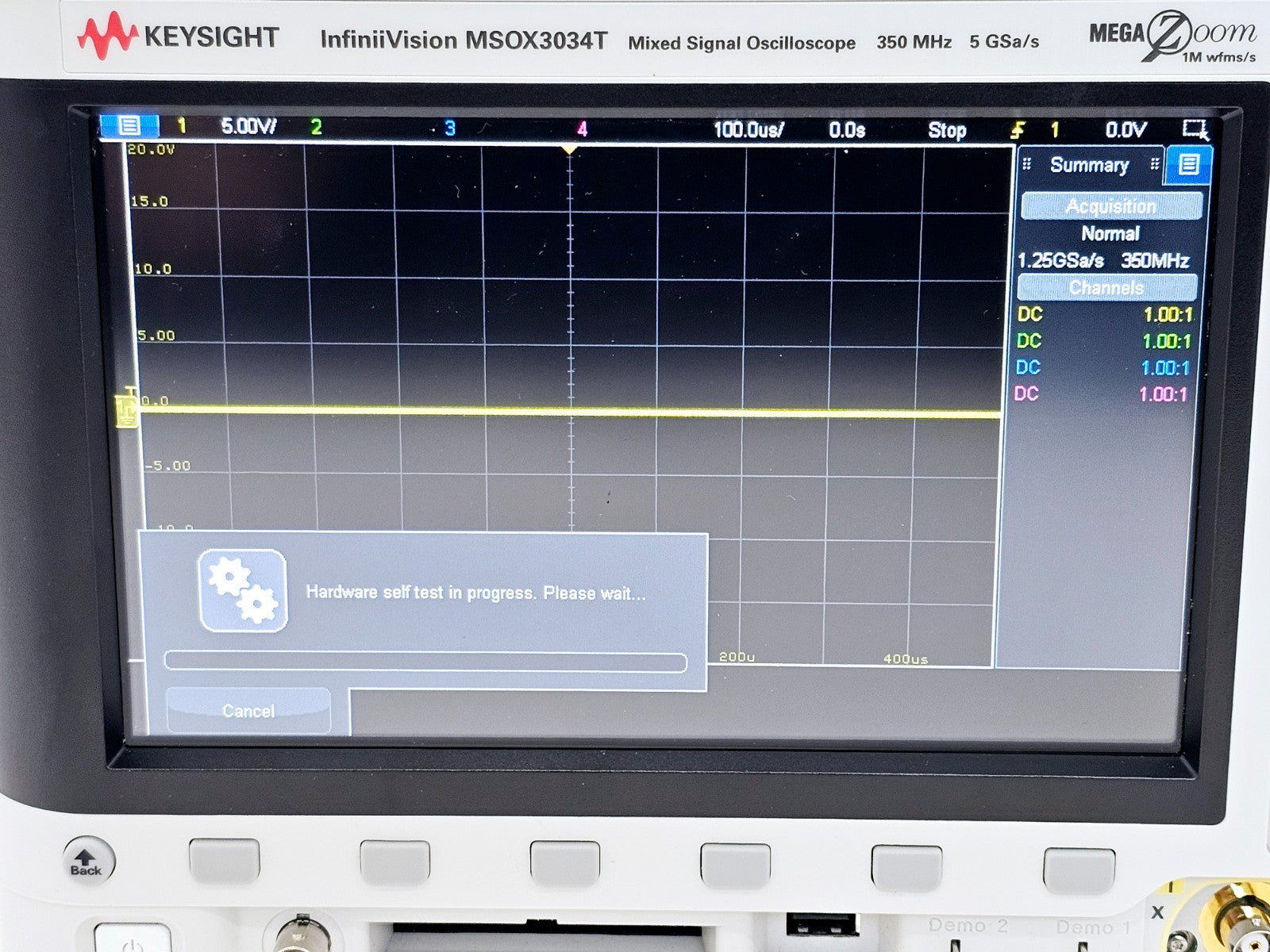 Keysight MSOX3034T 4+16CH 350 MHz Mixed Signal Oscilloscope MSO-X 3034T + N2843A