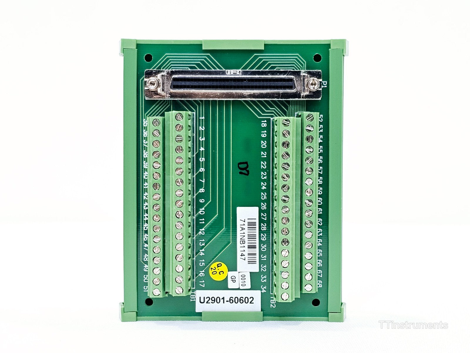 Keysight U2901A Terminal Block and SCSI-II 68 Pin Connector with 1 Meter Cable