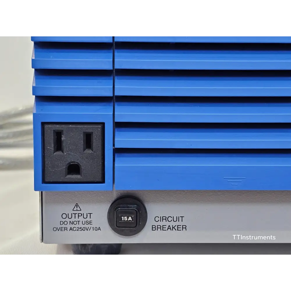 Kikusui PCR4000MA output voltage and frequency control knobs and keypad close-up