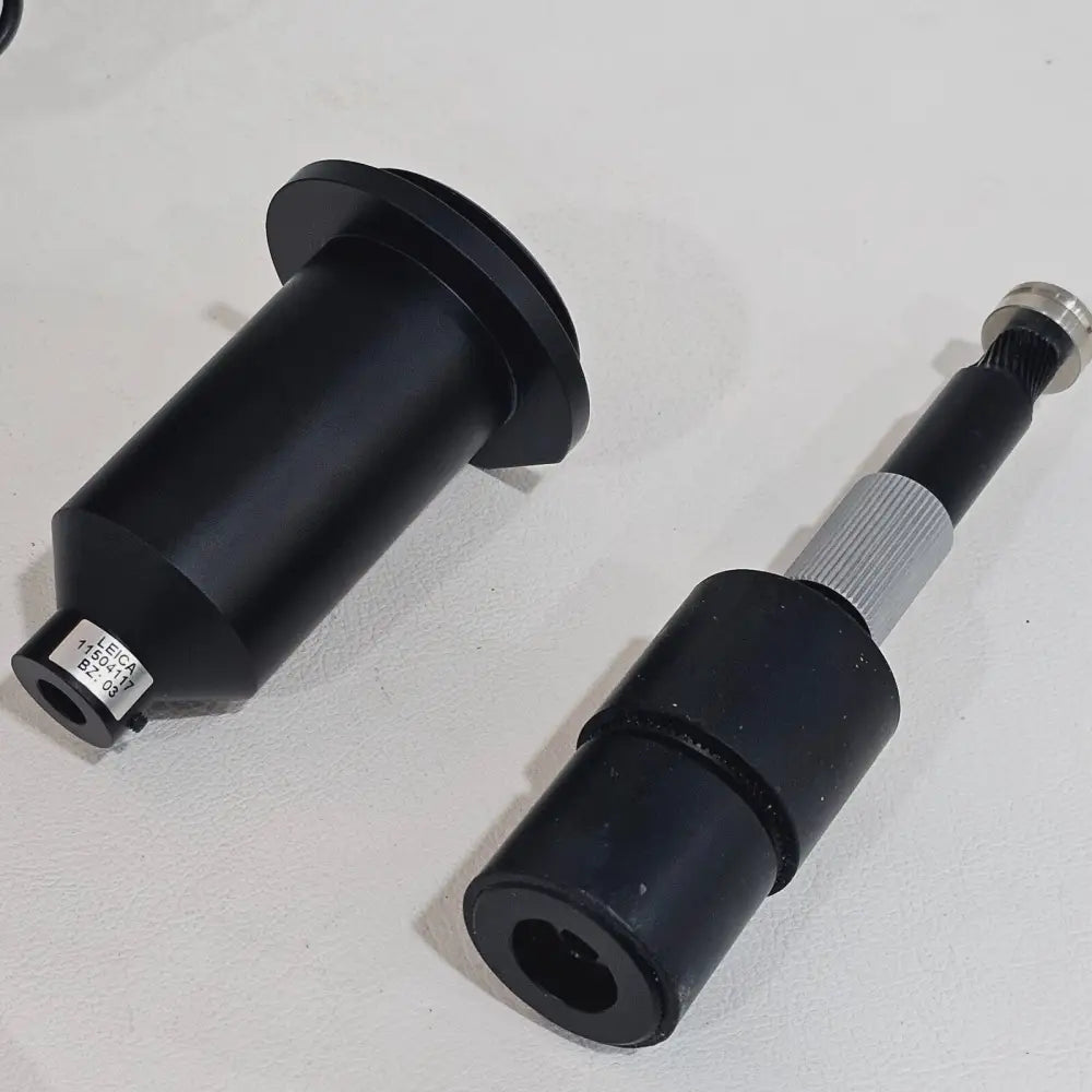 Leica DM2000 LED mechanical stage and condenser assembly detail