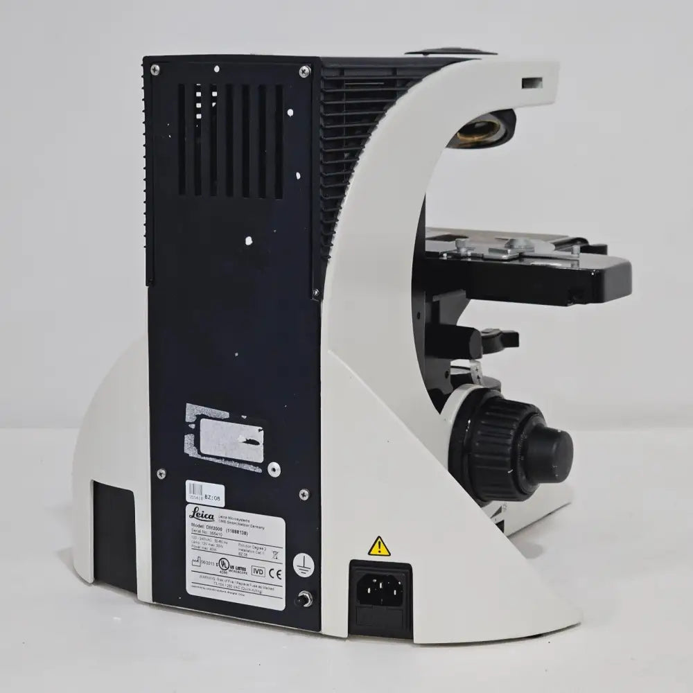Leica DM2000 LED microscope three-quarter angle view showing full instrument profile