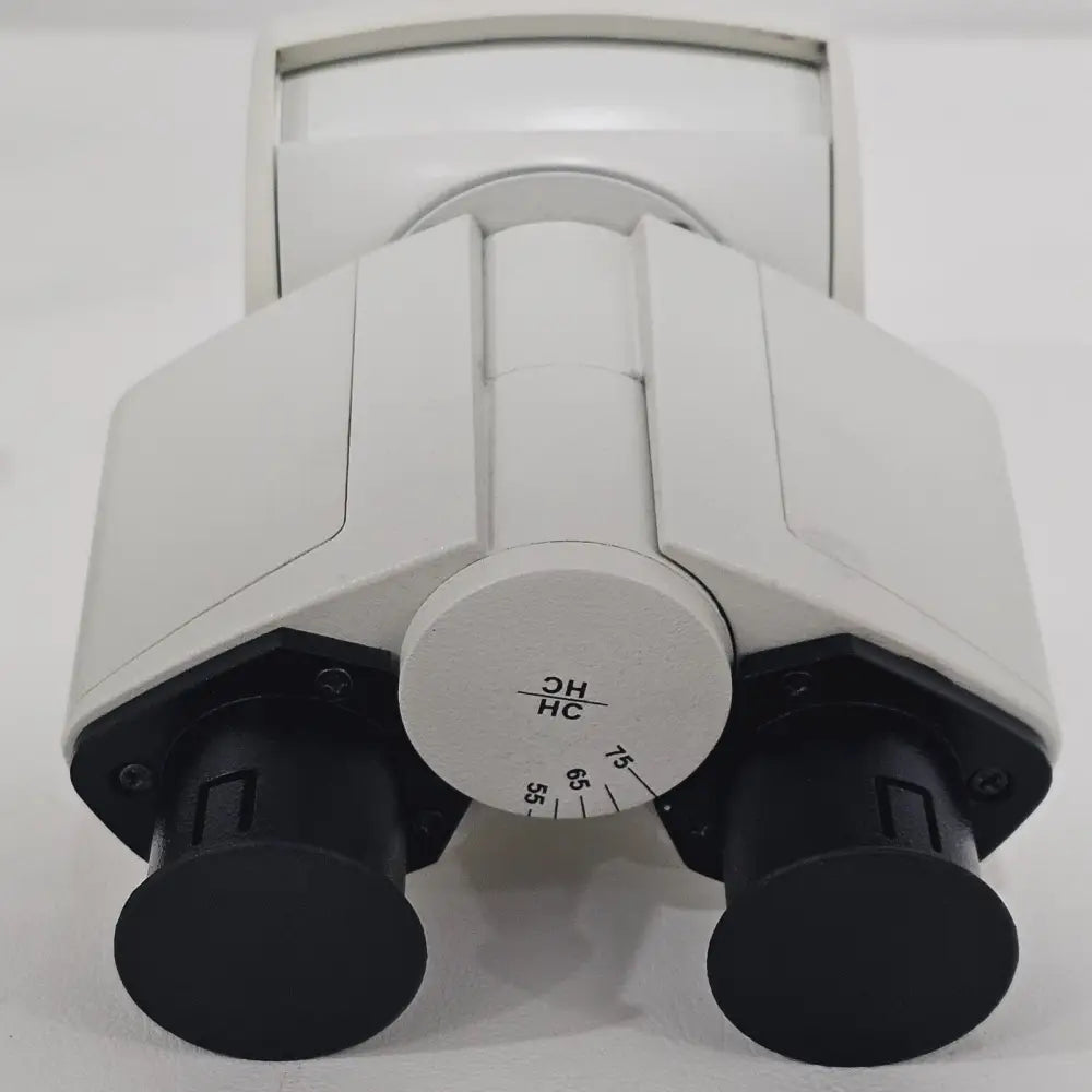 Leica DM2000 LED microscope nosepiece and objective turret detail, objectives not fitted