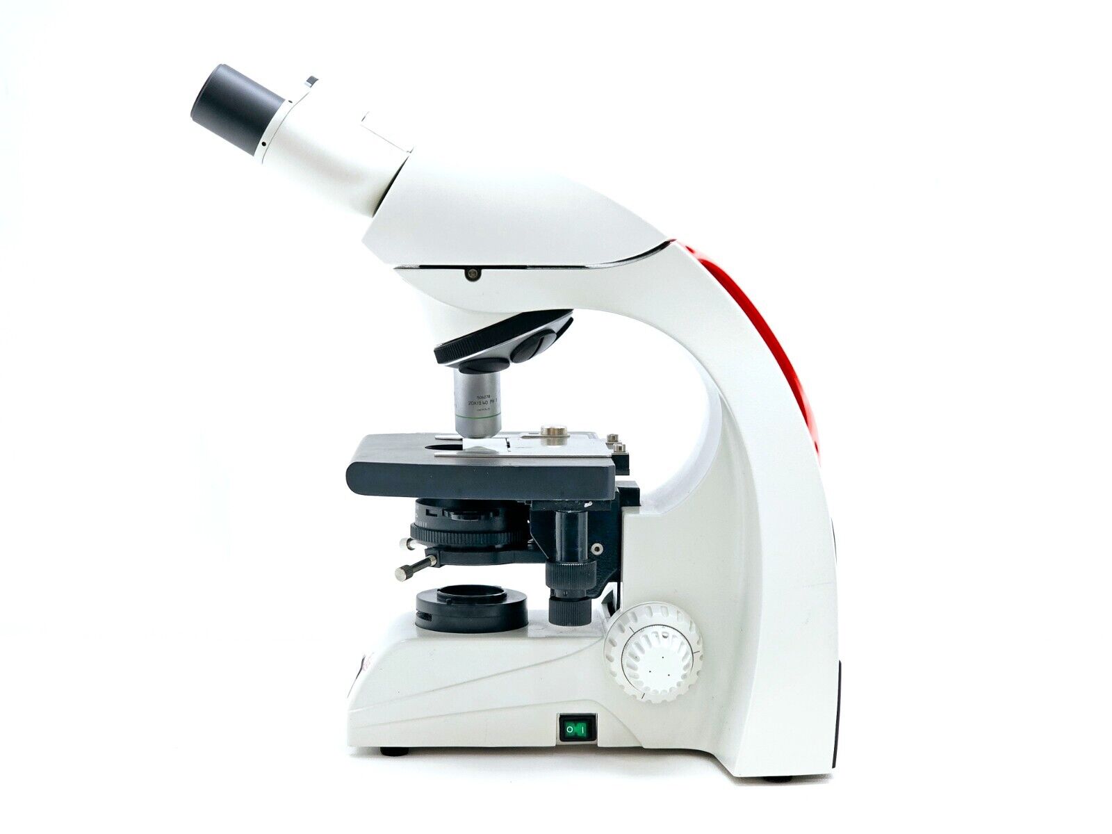 Leica DM750 Microscope w/ 2 x HC PLAN 10x/20 Eyepieces and 1 x HI PLAN 20x/0.40