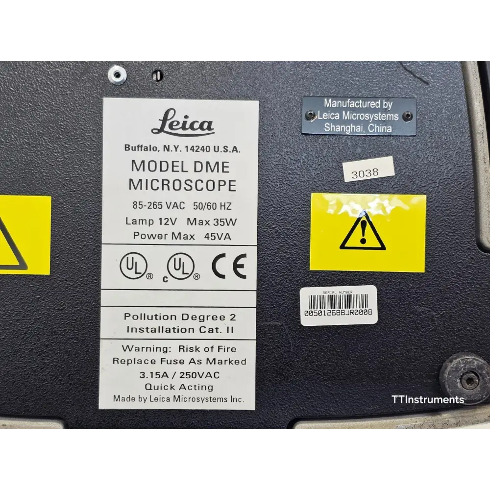 Leica DME Microscope + CPlan Objectives 100X/1.25 Oil 40X/0.65 20X/0.40 10X/0.22