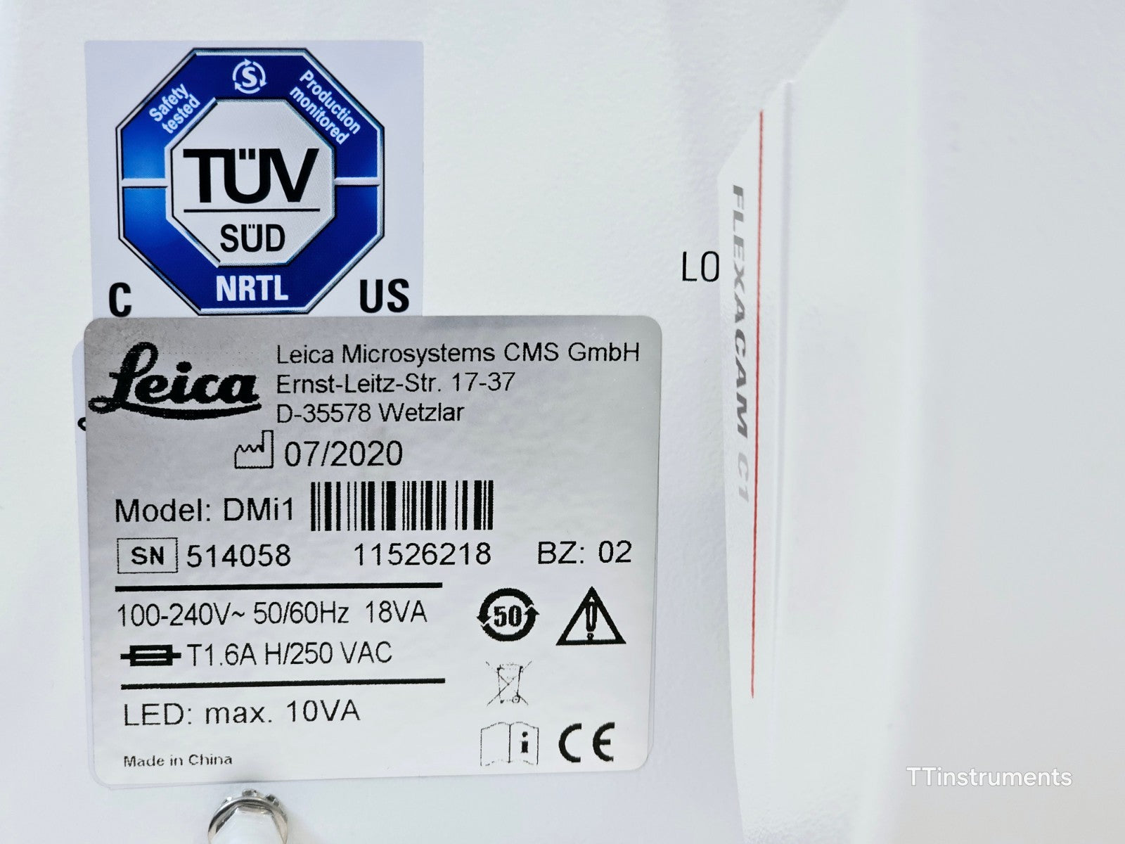 Leica DMi1 Inverted Microscope w/ Flexacam C1 Camera 4x 10x 20x Objectives + PC