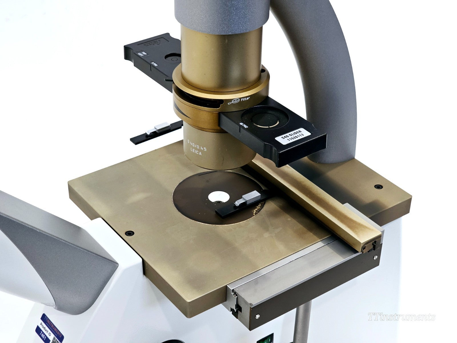Leica DMi1 Inverted Microscope w/ Flexacam C1 Camera 4x 10x Objectives