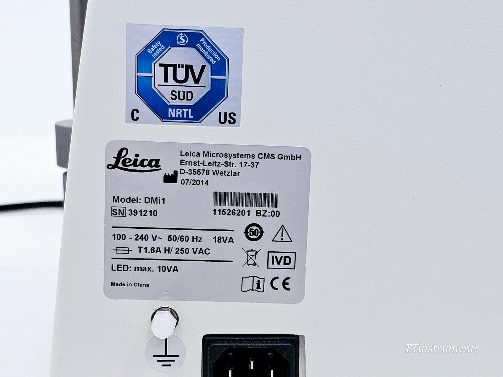 Leica DMi1 Inverted Microscope w/ Flexacam C1 Camera 4x 10x Objectives