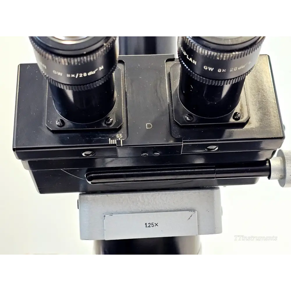 Leitz Orthoplan Compound Microscope with 6x Objectives & Illuminator