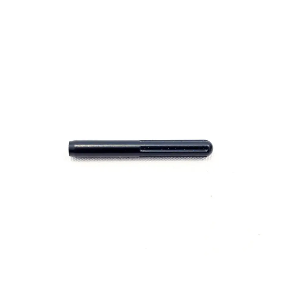 Sharplan AcuSpot 712 short black accessory rod with slotted body, isolated on white background