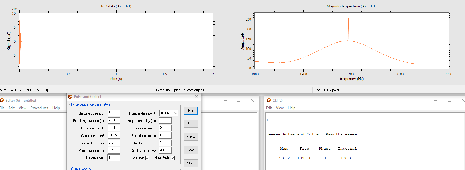 Magritek Terranova NMR MRI Scanner With Prospa Software and License