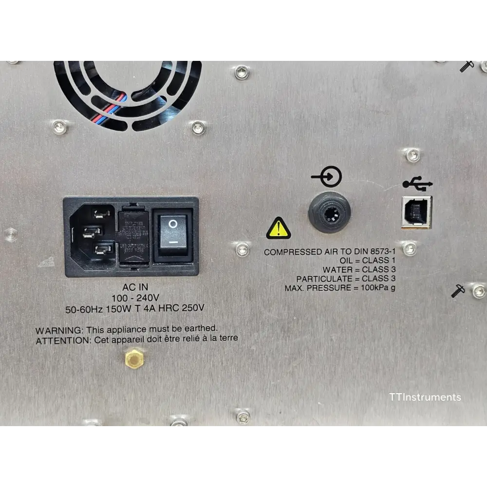 Zetasizer APS2000 transport securing screws location inside instrument chassis