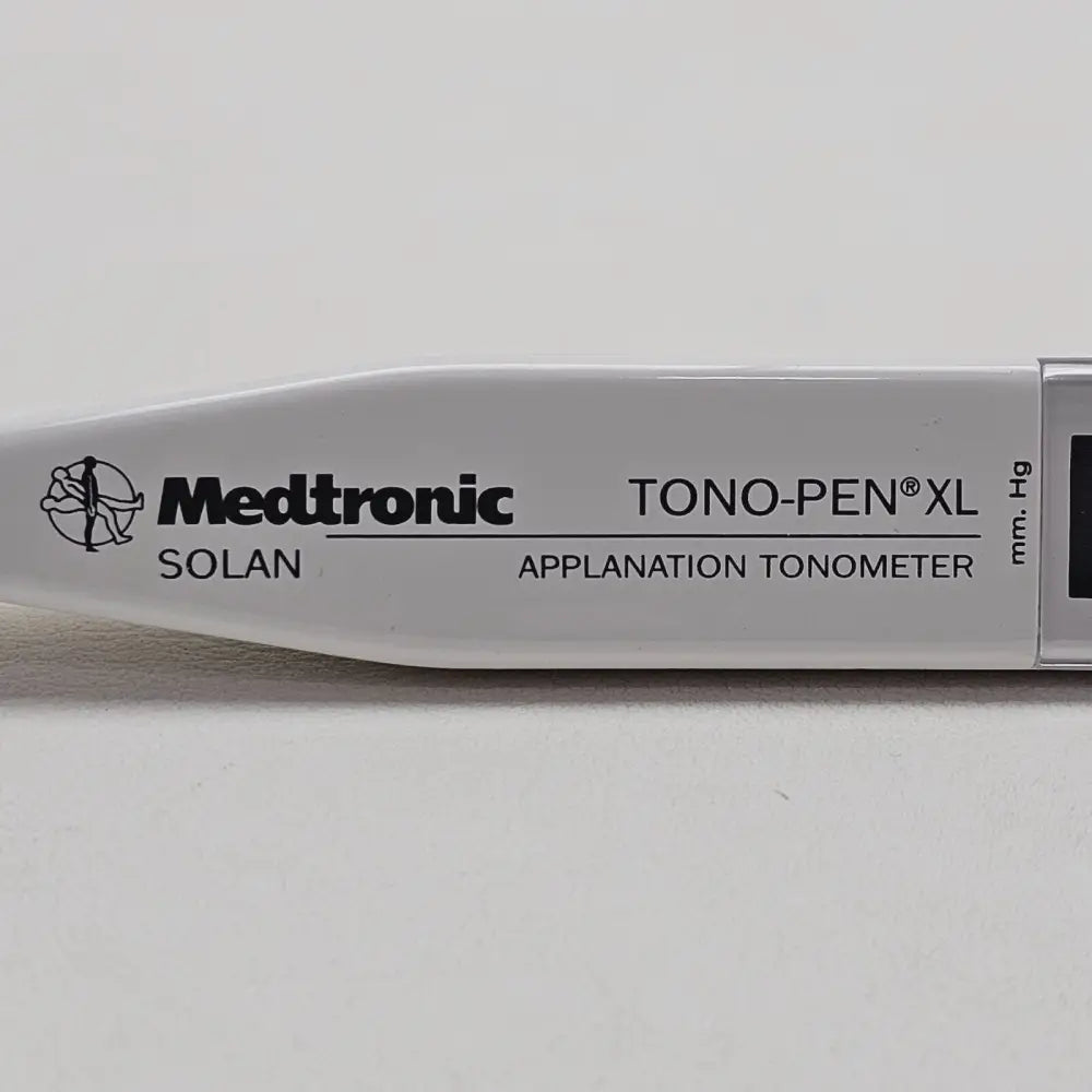 TONO-PEN XL Applanation Tonometer — close-up of 1.0 mm micro strain gauge transducer probe tip