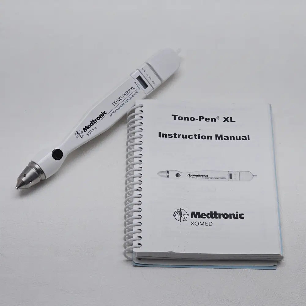 Medtronic Solan TONO-PEN XL Applanation Tonometer — front view of full handheld pen-style unit