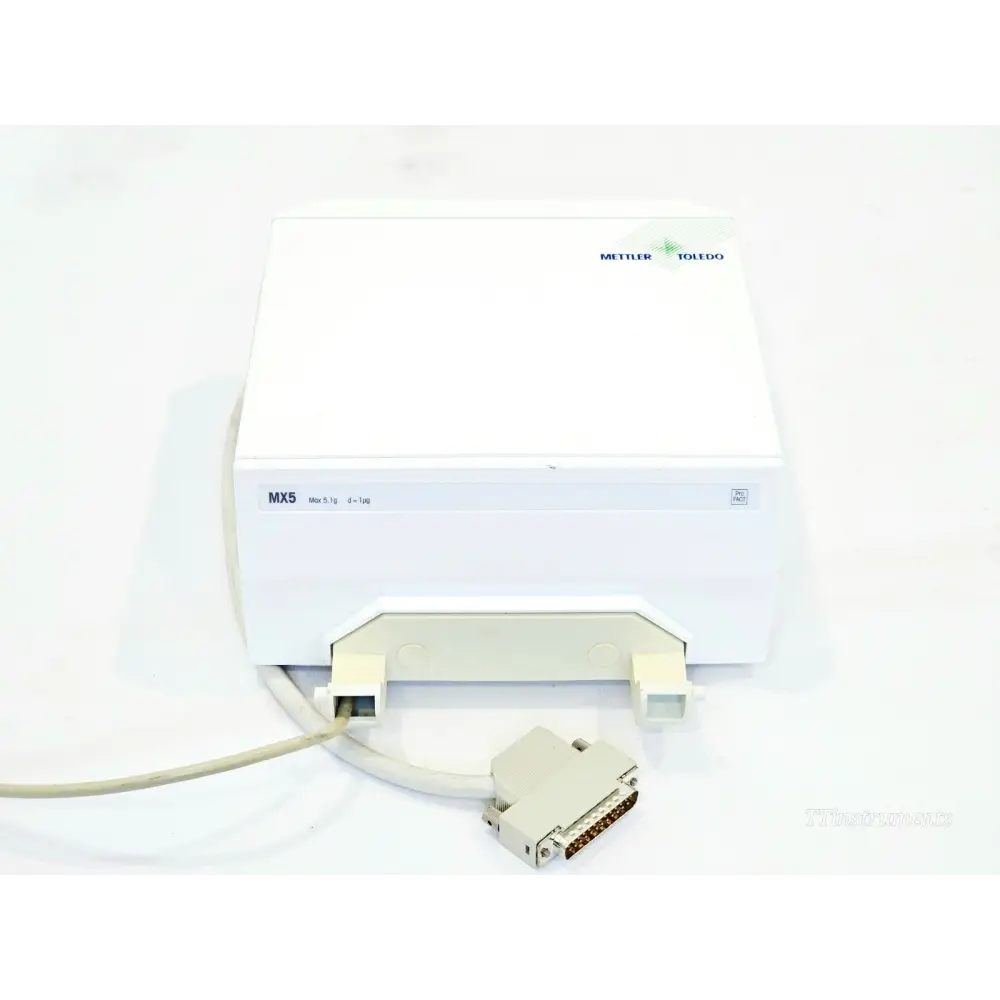 Mettler Toledo MX5 Microbalance SmartSens infrared sensor detail on control terminal
