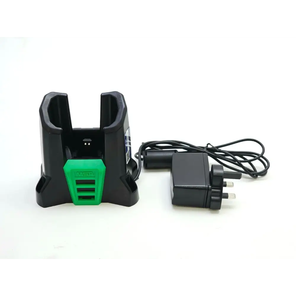 MSA Altair 4 Charger Docking Station desktop cradle, front view showing detector bay and LED indicator