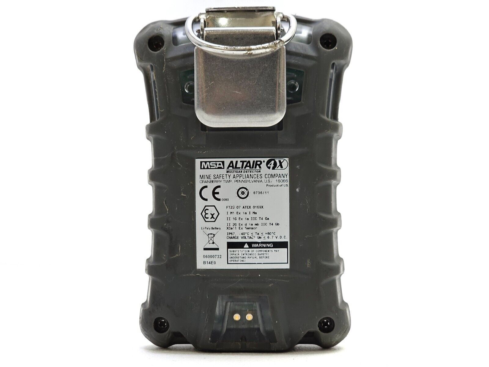 MSA Altair 4X Multi Gas Detector with Charger