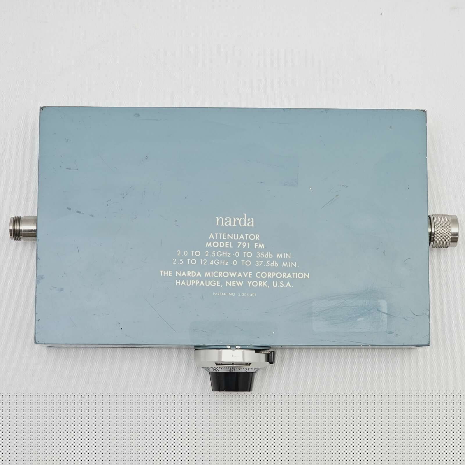 NARDA 791FM Variable Attenuator RF 2 to 12.4GHz 791 FM 0 to 37.5 dB