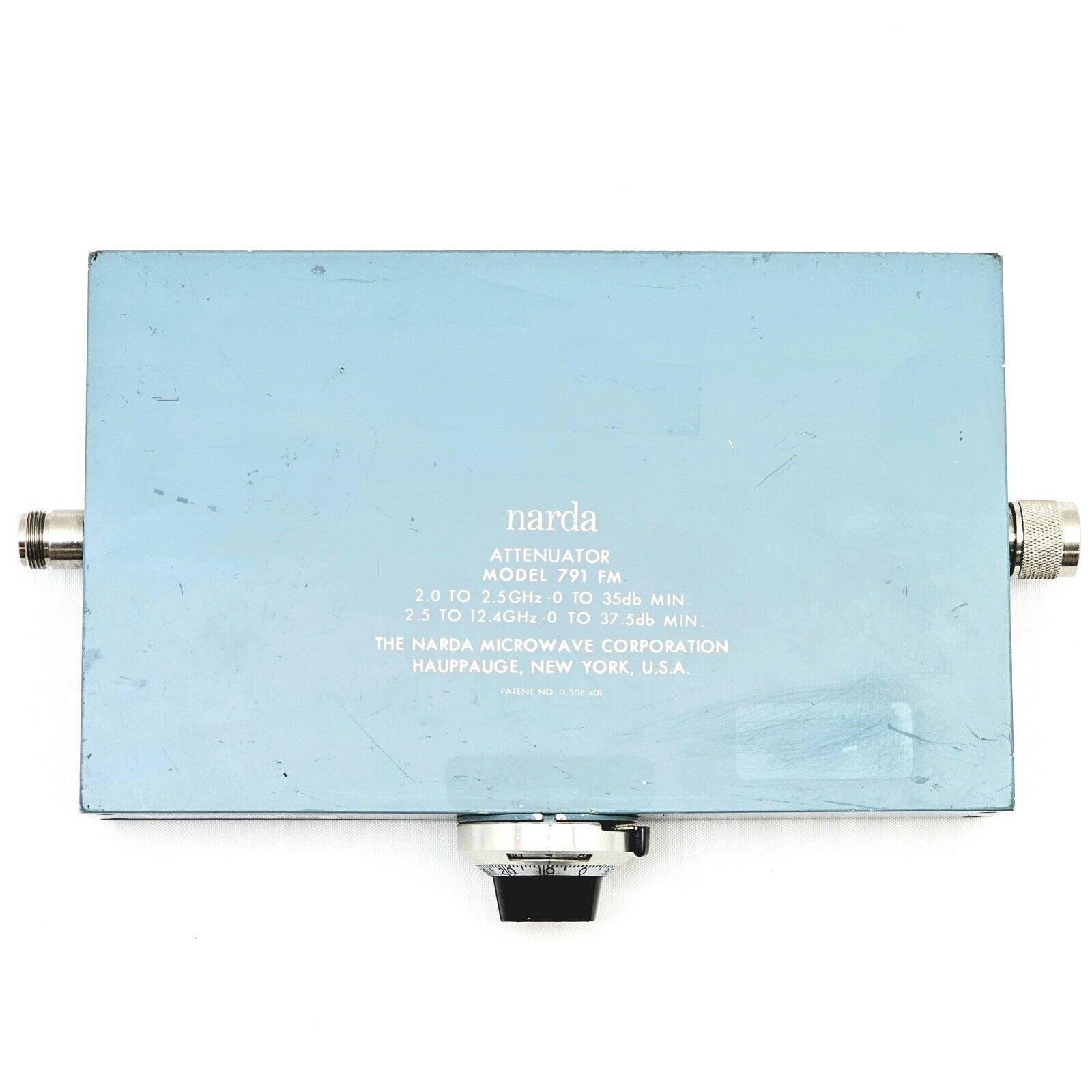 NARDA 791FM Variable Attenuator RF 2 to 12.4GHz 791 FM 0 to 37.5 dB