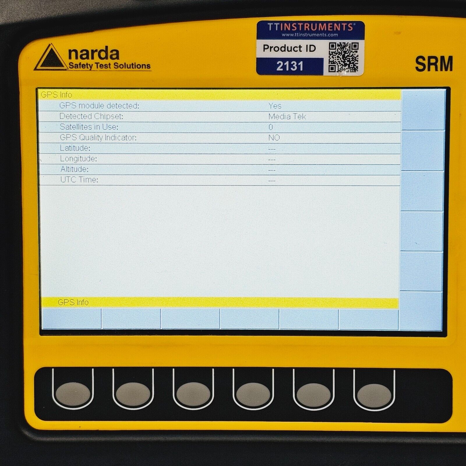 Narda SRM-3006 9 kHz - 6 GHz & E-Field Antenna Three-Axis 27 MHz - 3 GHz RFI/EMI
