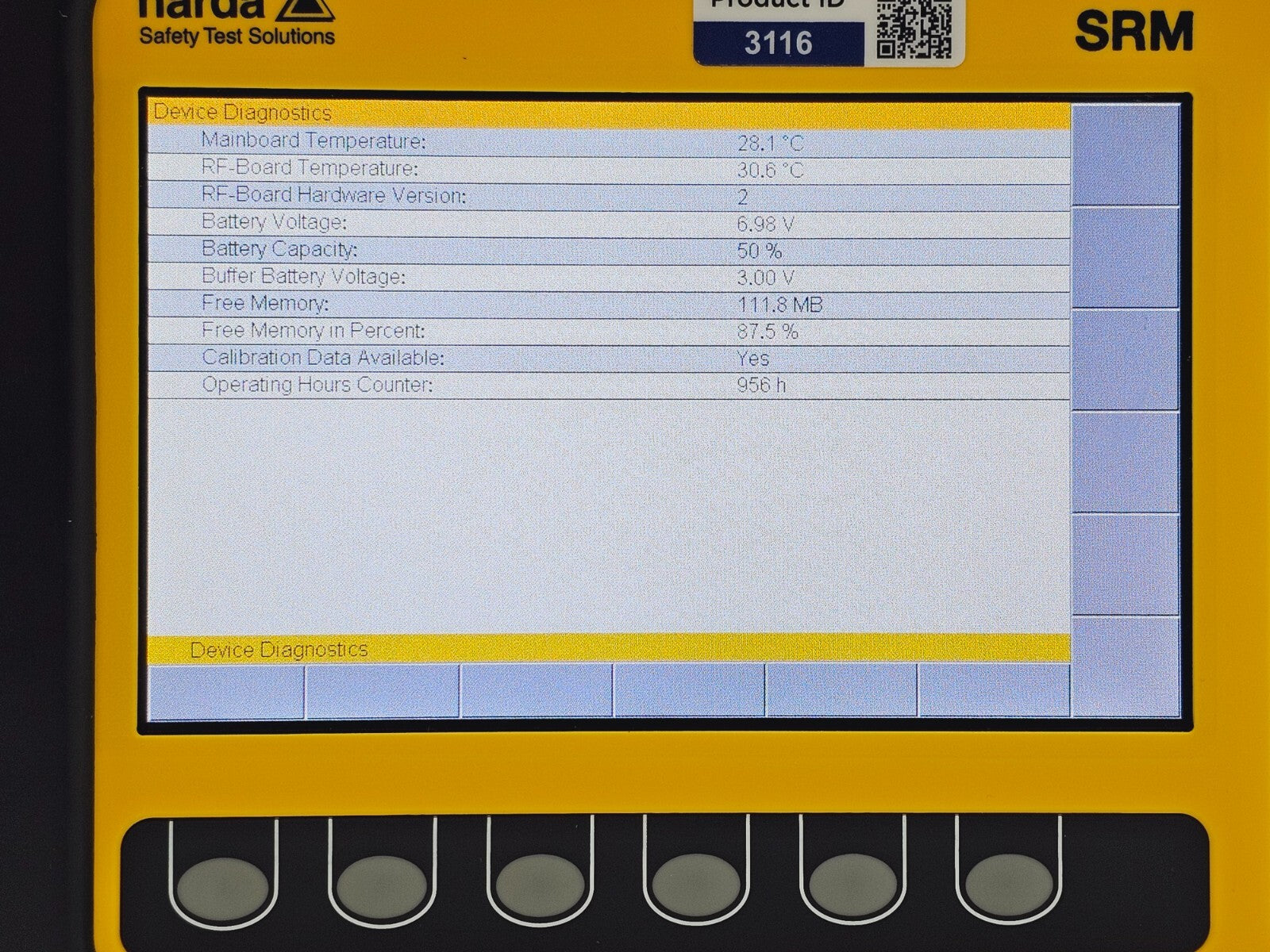 Narda SRM-3006 Selective Radiation Meter 3006/01 + 3501/03 Probe 27MHz - 3GHz .