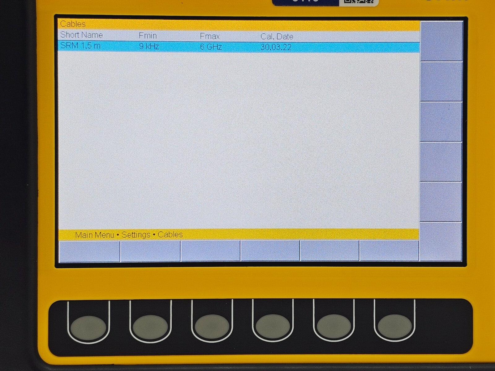Narda SRM-3006 Selective Radiation Meter 3006/01 + 3501/03 Probe 27MHz - 3GHz .