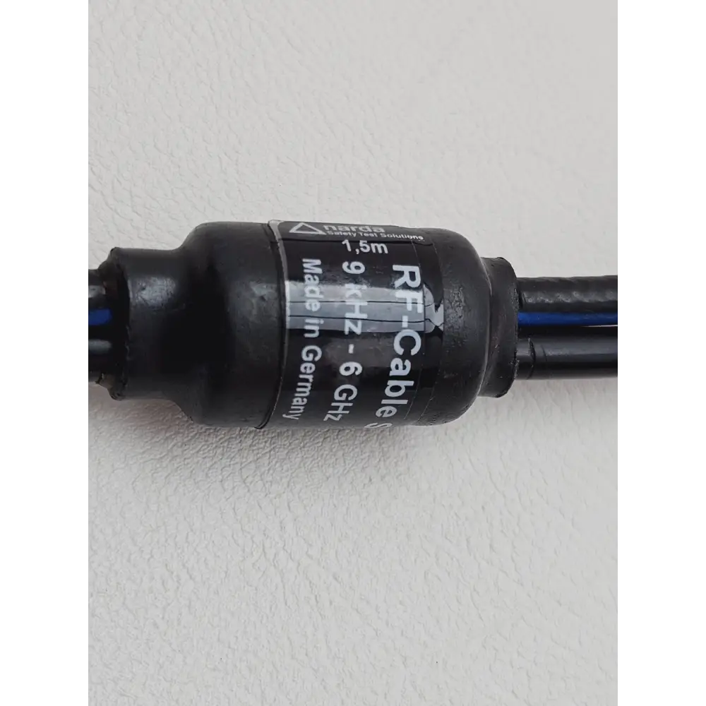 Narda SRM-3006 USB and optical interface port detail on base unit