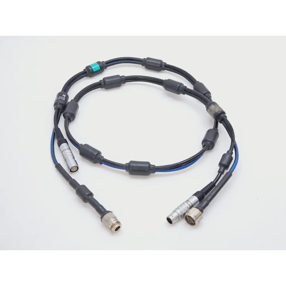 Narda SRM-3006 complete system — meter, 3501/03 probe, cable and case — overhead layout