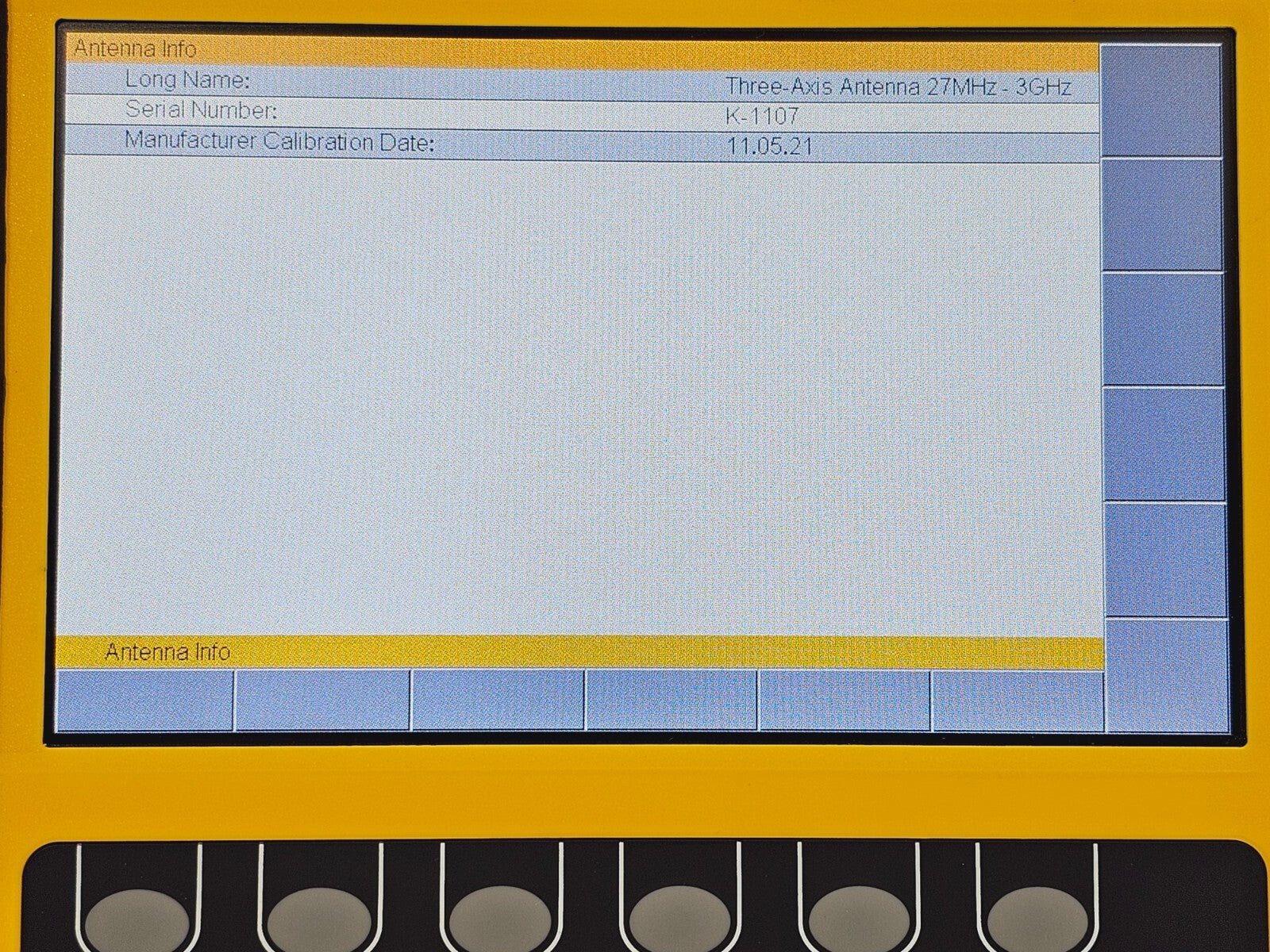 Narda SRM-3006 Selective Radiation Meter 3006/01 / 3501/03 Probe 27 MHz - 3 GHz