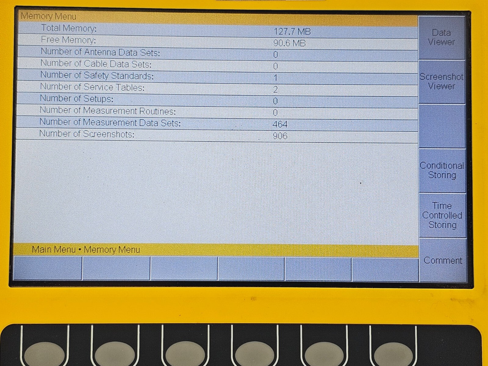 Narda SRM-3006 Selective Radiation Meter 3006/01 + 3501/03 Probe 27 MHz - 3 GHz