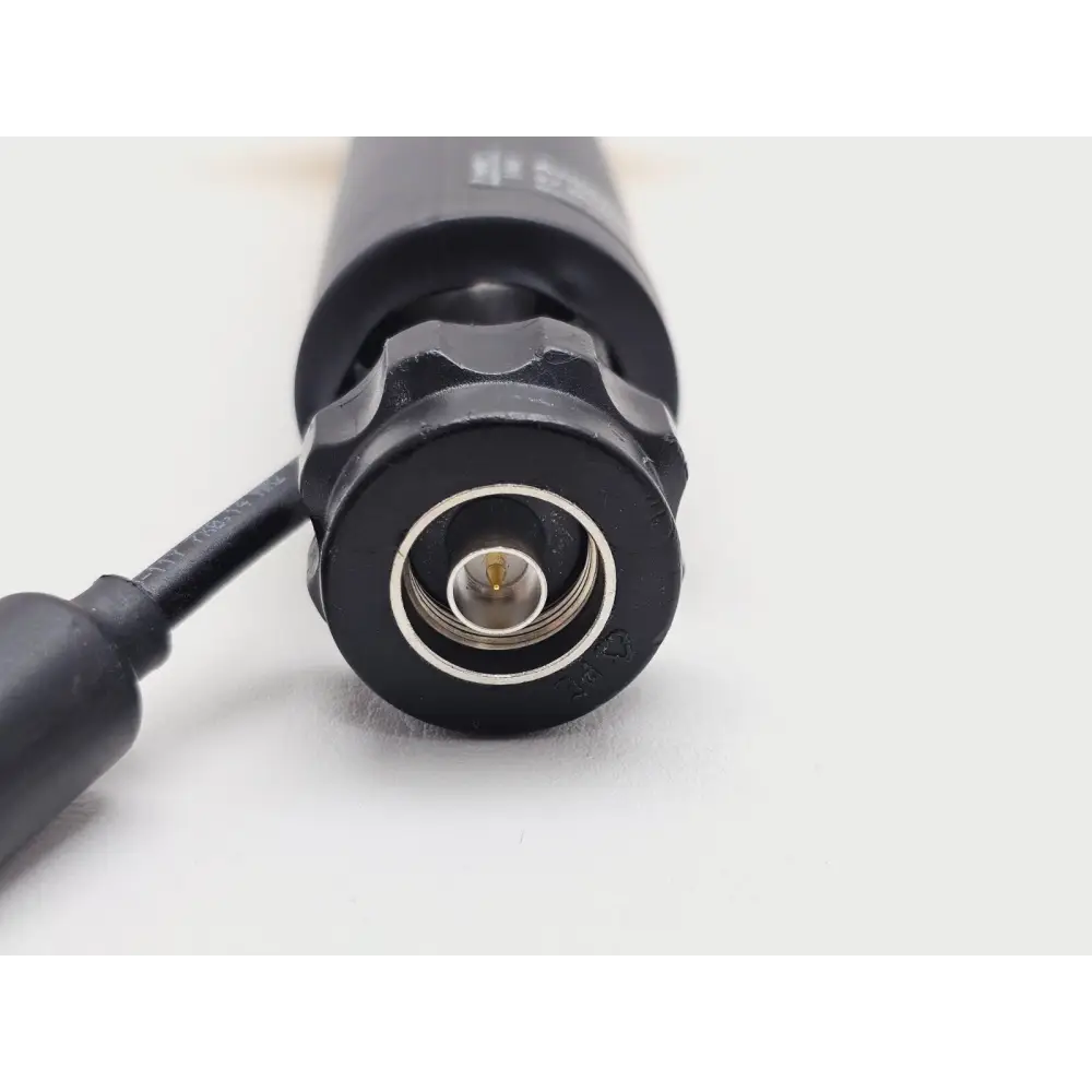 Narda SRM-3006 3602/01 RF cable connector ends close-up, 9 kHz to 6 GHz