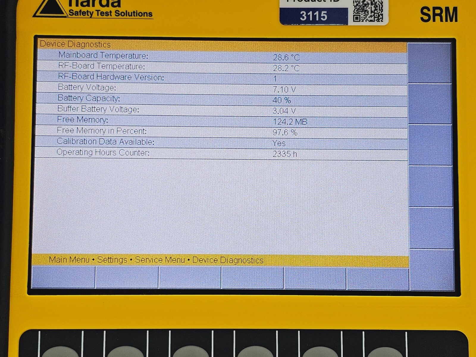 Narda SRM-3006 Selective Radiation Meter 3006/01 + 3501/03 Probe 27MHz - 3GHz