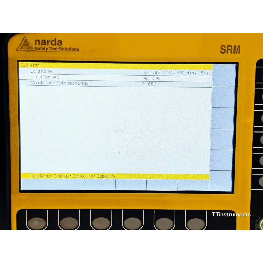 Narda SRM-3006 Selective Radiation Meter 3006/01 Mainframe only, No Probe10