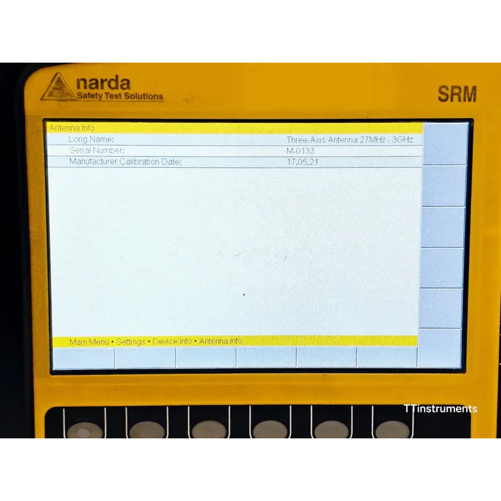 Narda SRM-3006 Selective Radiation Meter 3006/01 Mainframe only, No Probe9