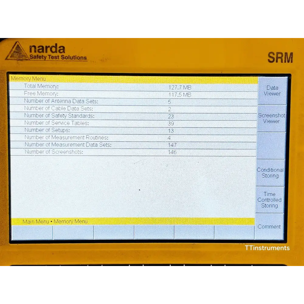Narda SRM-3006 Selective Radiation Meter 3006/01 Mainframe only, No Probe13